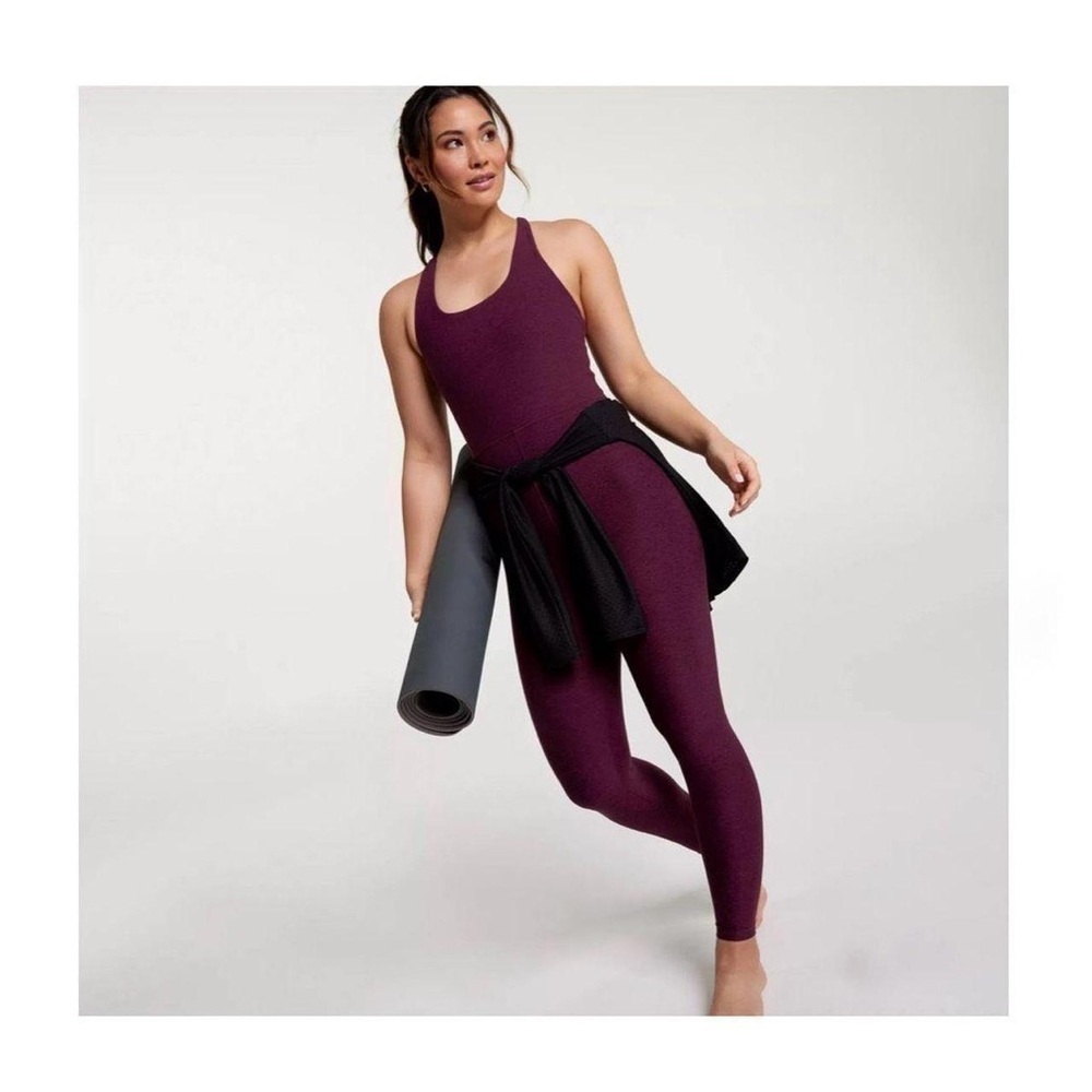 CALIA Lustralux NEW Strappy Back Wine Bodysuit One Piece size XS